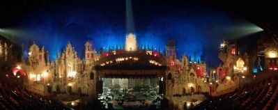 Majestic Theatre stage panoramic image. Click for full size.