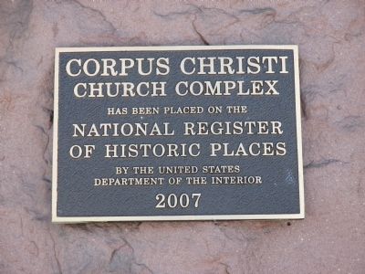 Corpus Christi Church Complex Marker image. Click for full size.