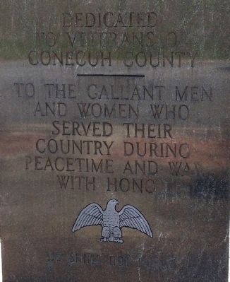 Conecuh County War Memorial image. Click for full size.