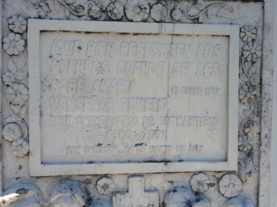 Oscar Romero Marker. Click for full size. Oscar Romero Marker image. Click for full size.