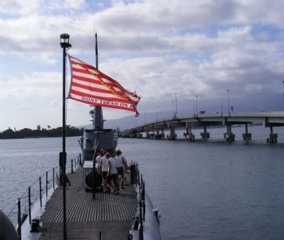U.S.S. Bowfin (SS287) Flag-Don't Tread On Me. Click for full size. U.S.S. Bowfin (SS287) Flag-Don't Tread On Me image. Click for full size.