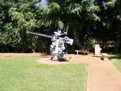40 MM Quad Gun Assembly-Distant shot image. Click for full size.