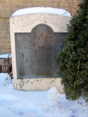 George Washington Marker. Click for full size. George Washington Marker image. Click for full size.