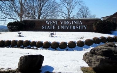 West Virginia State University entrance image. Click for full size.
