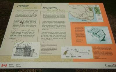 Protecting the Upper Town Marker image. Click for full size.