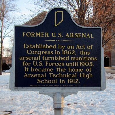 Former U.S. Arsenal Marker image. Click for full size.