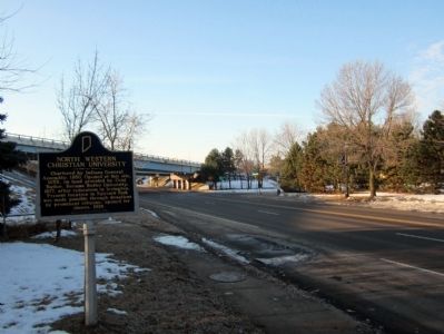 North Western Christian University Marker. Click for full size. North Western Christian University Marker image. Click for full size.