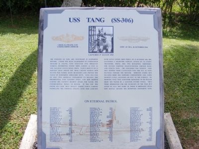 USS Tang (SS-306) Marker image. Click for full size.