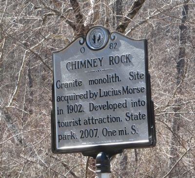 Chimney Rock Marker. Click for full size. Chimney Rock Marker image. Click for full size.