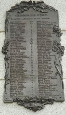 Les Premiers Colons de Qu�bec Marker image. Click for full size.