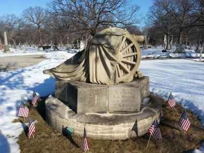 Battery A Chicago Light Artillery Monument image. Click for full size.