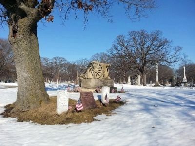 Battery A Chicago Light Artillery Monument image. Click for full size.
