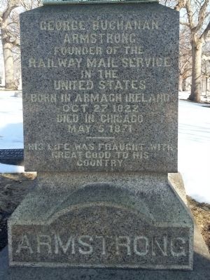 George B. Armstrong Marker. Click for full size. George B. Armstrong Marker image. Click for full size.