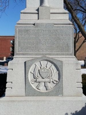 Saint Boniface Union Soldiers Monument. Click for full size. Saint Boniface Union Soldiers Monument image. Click for full size.