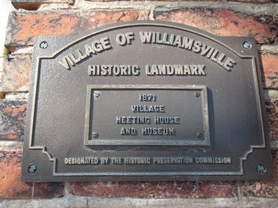 Village Plaque. Click for full size. Village Plaque image. Click for full size.