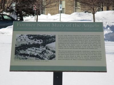 Former Saint Mary of the Angels Marker image. Click for full size.