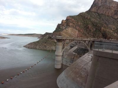 Coolidge Dam, 2015 image. Click for full size.