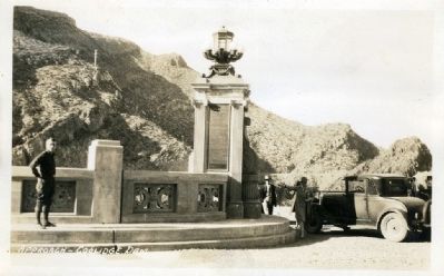 The Coolidge Dam Marker image. Click for full size.