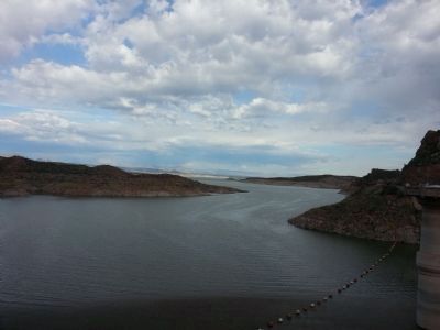 San Carlos Reservoir, March 2015 image. Click for full size.