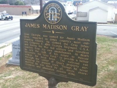 James Madison Gray Marker. Click for full size. James Madison Gray Marker image. Click for full size.