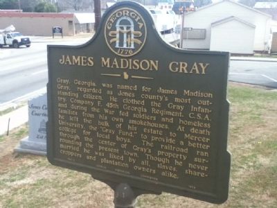 James Madison Gray Marker image. Click for full size.