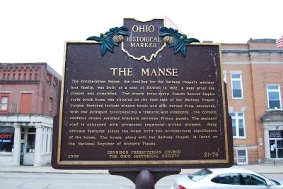 The Manse Marker. Click for full size. The Manse Marker image. Click for full size.