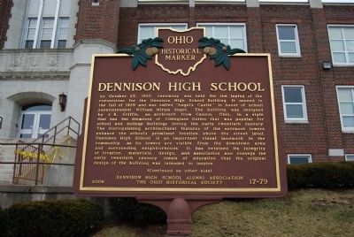 Dennison High School Marker image. Click for full size.