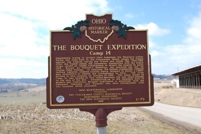 The Bouquet Expedition - Camp 14 Marker. Click for full size. The Bouquet Expedition - Camp 14 Marker image. Click for full size.