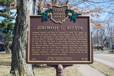 Jeremiah E. Reeves Marker. Click for full size. Jeremiah E. Reeves Marker image. Click for full size.