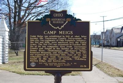 Camp Meigs Marker image. Click for full size.