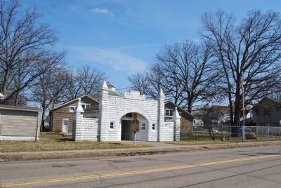 Camp Meigs Marker. Click for full size. Camp Meigs Marker image. Click for full size.