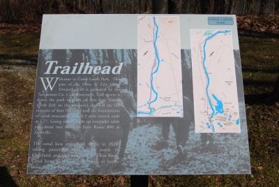 Ohio and Erie Canal Trail Map image. Click for full size.