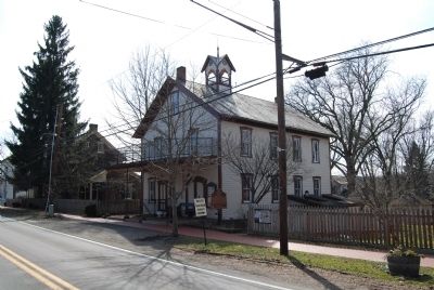Zoar Town Hall & Marker image. Click for full size.