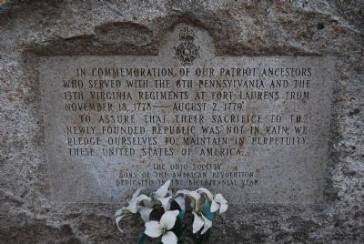 In Commemoration of Our Patriot Ancestors. Click for full size. In Commemoration of Our Patriot Ancestors image. Click for full size.
