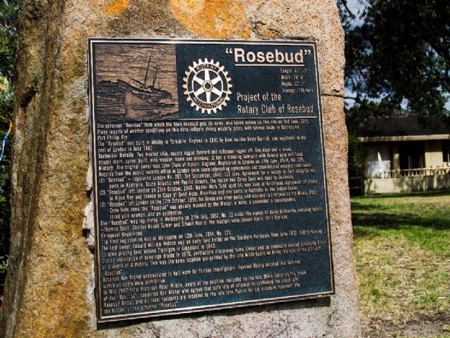 Rosebud Marker. Click for full size. Rosebud Marker image. Click for full size.