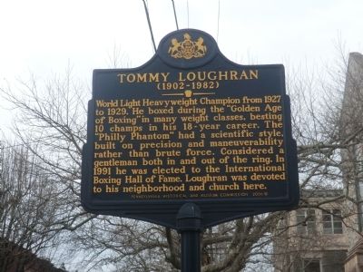 Tommy Loughran Marker image. Click for full size.