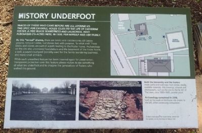 History Underfoot Marker. Click for full size. History Underfoot Marker image. Click for full size.