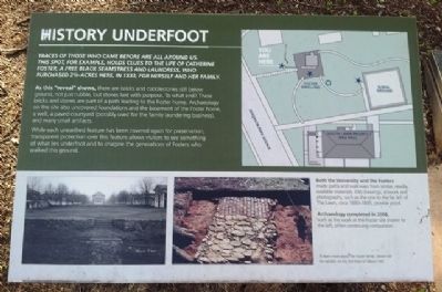 History Underfoot Marker image. Click for full size.