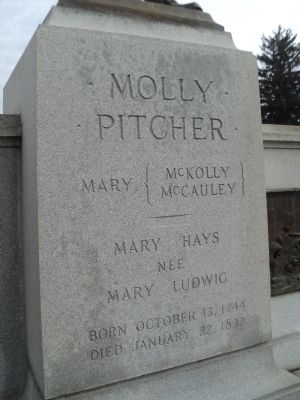 Molly Pitcher Marker image. Click for full size.