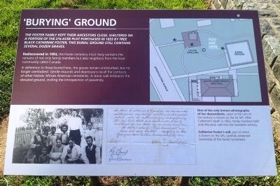'Burying' Ground Marker image. Click for full size.