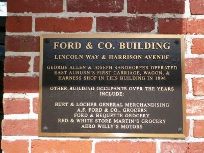 Ford & Co. Building Marker image. Click for full size.