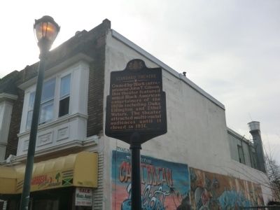 Standard Theatre Marker. Click for full size. Standard Theatre Marker image. Click for full size.