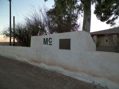 McConnell Ranch Marker & Fence image. Click for full size.