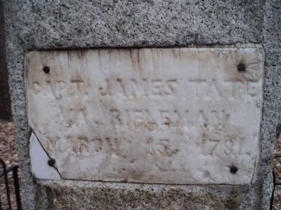 Capt. James Tate Marker. Click for full size. Capt. James Tate Marker image. Click for full size.