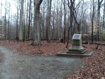 Marker in Guilford Courthouse National Military Park. Click for full size. Marker in Guilford Courthouse National Military Park image. Click for full size.