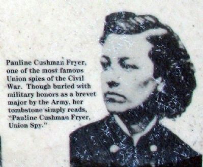 Pauline Cushman Fryer<br> Some notable Americans buried here image. Click for more information.
