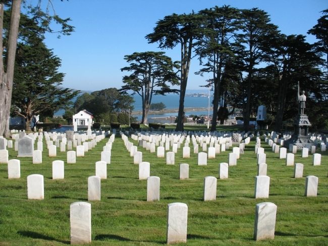 San Francisco National Cemetery image. Click for full size.