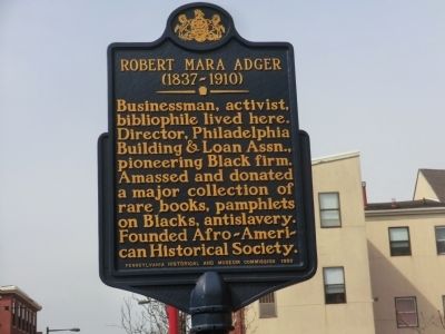Robert Mara Adger Marker image. Click for full size.