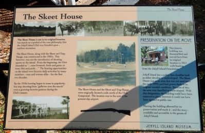 The Skeet House Marker image. Click for full size.