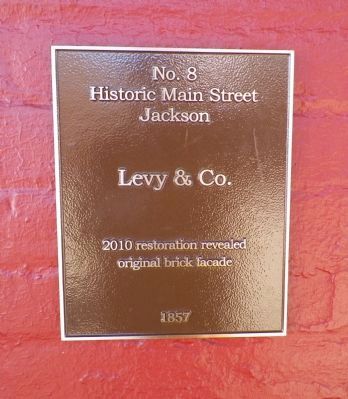 Levy & Co. Marker image. Click for full size.